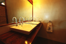 The Kites Mancora beautiful and natural bath room design highlight the natural zen feel we strive for